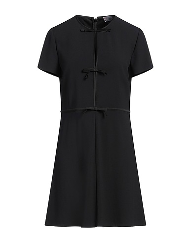 REDValentino Short dress Black 70% Acetate, 30% Viscose
