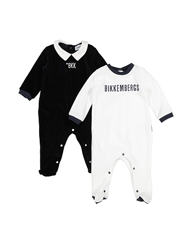 BIKKEMBERGS Baby accessories set White 95% Cotton, 5% Elastane