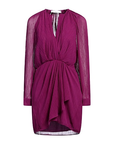 IRO Short dress Magenta 91% Polyester, 9% Elastane