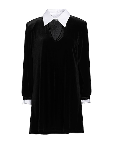 SOALLURE Shirt dress Black 92% Polyester, 8% Elastane