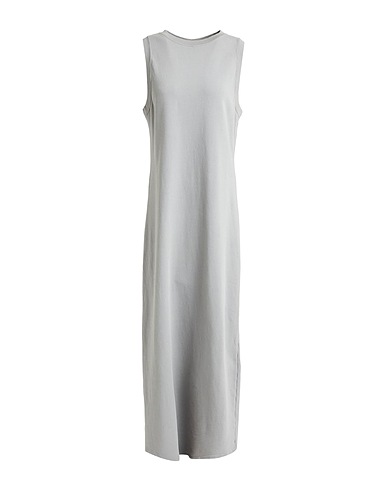 GRIFONI Langes Kleid Hellgrau 100% Baumwolle