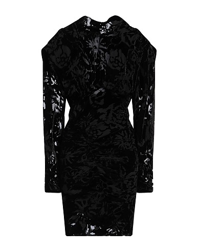 IRO Sheath dress Black 72% Viscose, 28% Silk