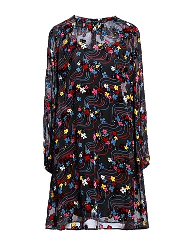 BOUTIQUE MOSCHINO Short dress Black 63% Viscose, 37% Silk