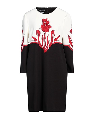 BOUTIQUE MOSCHINO Midi dress Black 90% Polyester, 10% Elastane
