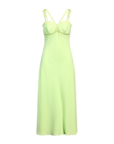 SIMKHAI Midi-Kleid Limettengrün 60% Acetat, 40% Polyester
