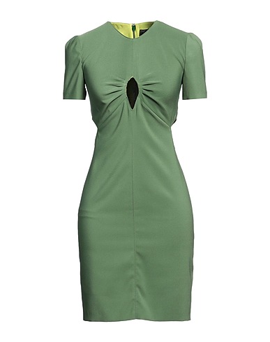 DSQUARED2 Short dress Green 94% Polyester, 6% Elastane