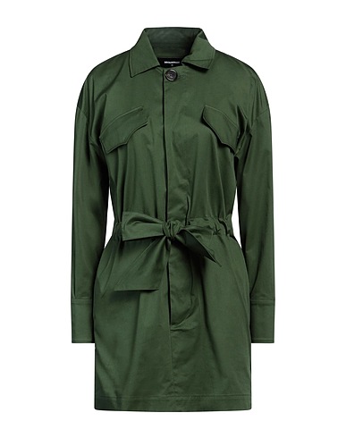 DSQUARED2 Office dress Military green 97% Cotton, 3% Elastane