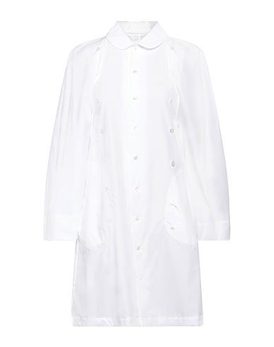 NOIR KEI NINOMIYA Vestito chemisier Bianco 100% Cotone