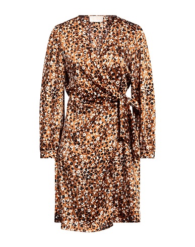 I BLUES Short dress Camel 100% Polyester