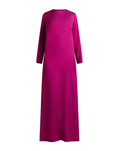 ALYSI Long dress Mauve 70% Viscose, 26% Cotton, 4% Polyamide