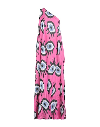 PUNICANA Long dress Pink 65% Silk, 35% Cotton