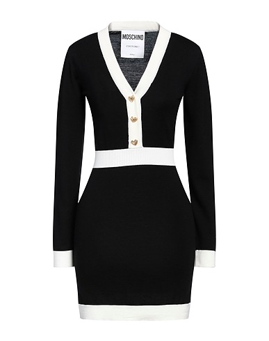 MOSCHINO Knit dress Black 100% Virgin Wool