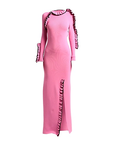 MSGM Long dress Pink 50% Wool, 50% Acrylic