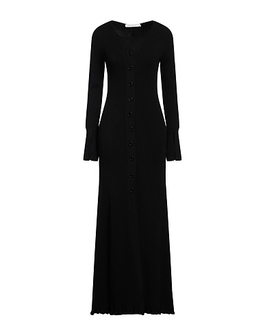 PHILOSOPHY di LORENZO SERAFINI Long dress Black 65% Viscose, 35% Polyamide