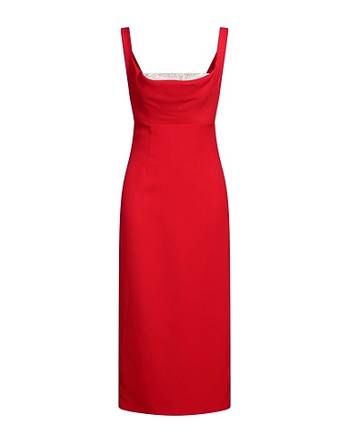 ROLAND MOURET Εφαρμοστό φόρεμα Κόκκινο 67% Μαλλί, 33% Μετάξι
