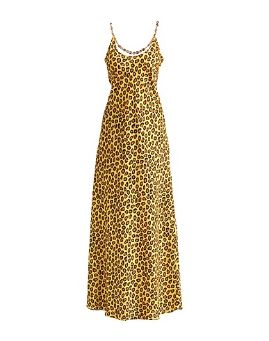 RABANNE Long dress Yellow 100% Polyester