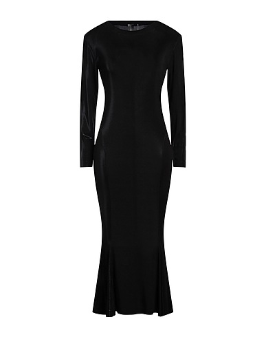 NORMA KAMALI Midi dress Black 95% Polyester, 5% Elastane