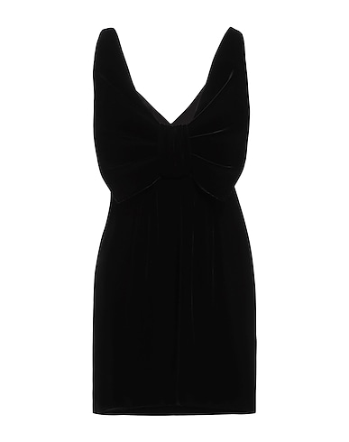 EMPORIO ARMANI Short dress Black 65% Viscose, 35% Cotton