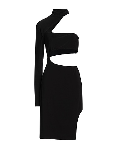 NORMA KAMALI Sheath dress Black 95% Polyester, 5% Elastane