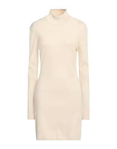 NANUSHKA Short dress BEIGE 56% Viscose, 42% Polyamide, 2% Elastane