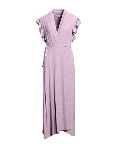 VANESSA COCCHIARO Long dress Lilac 52% Acetate, 48% Viscose
