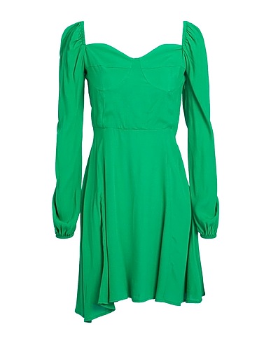MAR DE MARGARITAS Minivestido Verde 100% Viscosa, Poliéster