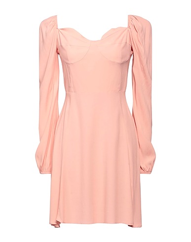 MAR DE MARGARITAS Minivestido Rosa palo 100% Viscosa, Poliéster