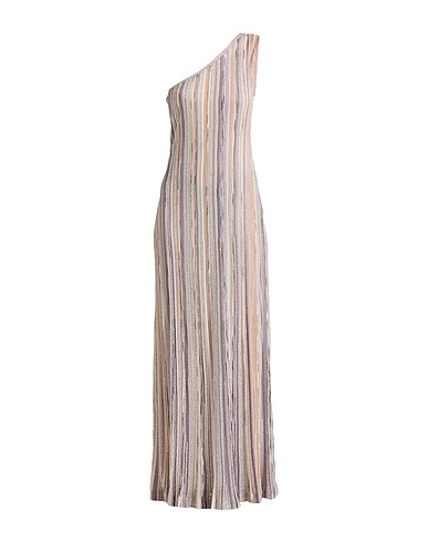 MISSONI Long dress Lilac 70% Viscose, 10% Metallic fiber, 10% Polyamide, 10% Polyester