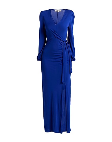DIANE VON FURSTENBERG Long dress Bright blue 100% Viscose