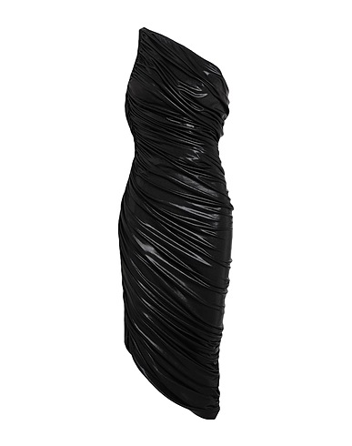 NORMA KAMALI Midi dress Black 93% Polyester, 7% Elastane