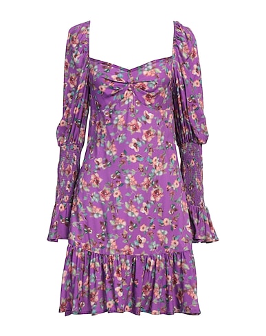 MAR DE MARGARITAS Short dress Mauve 100% Viscose