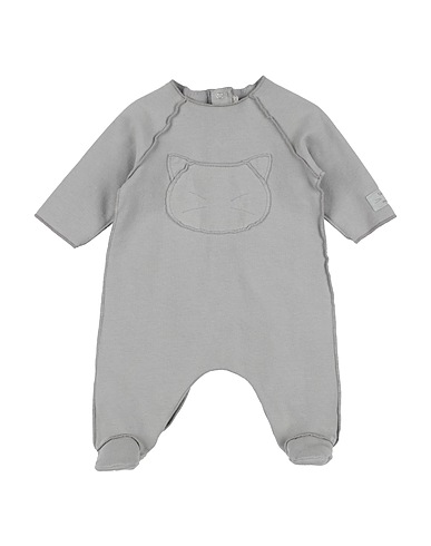 TEDDY & MINOU Tutina Baby  Piombo 95% Cotone, 5% Elastan