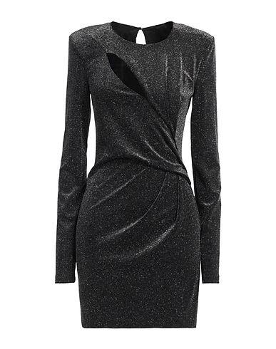 PATRIZIA PEPE SERA Sheath dress Black 95% Polyester, 5% Nylon