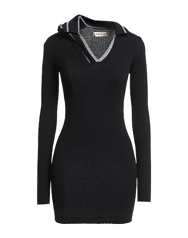 Y/PROJECT Knit dress Black 100% Merino Wool