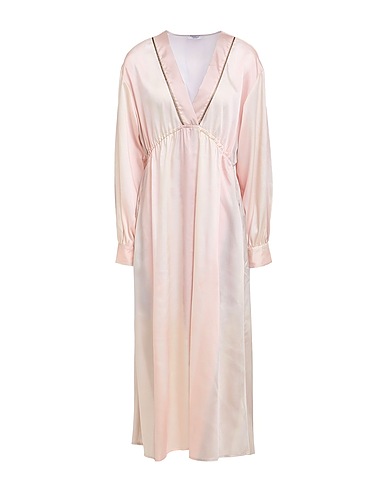 PESERICO Midi dress Light pink 100% Polyester, Silk, Elastane