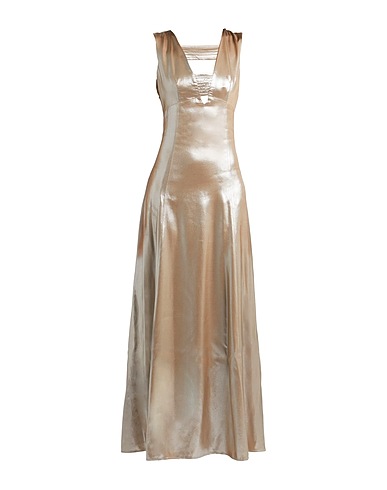 PESERICO Party dresses BEIGE 100% Viscose