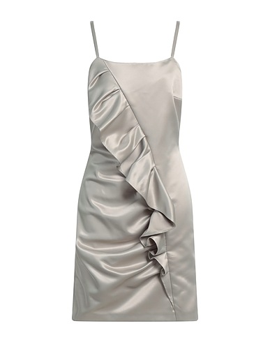 GRIFONI Sheath dress Sage green 100% Polyester
