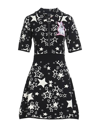 PINKO Short dress Black 56% Viscose, 25% Polyester, 19% Polyamide