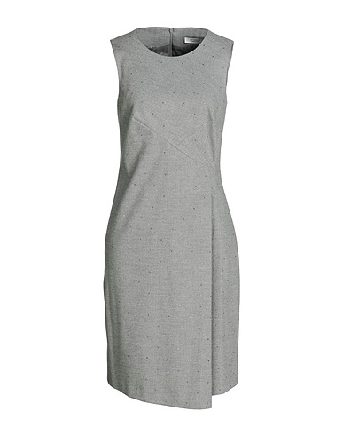 PESERICO Midi dress GRIGIO 69% Polyester, 29% Viscose, 2% Elastane