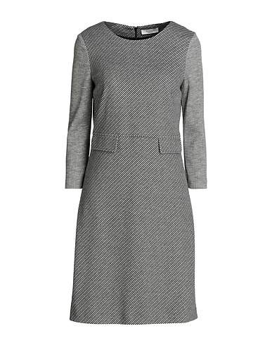 PESERICO Short dress Grey 100% Cotton
