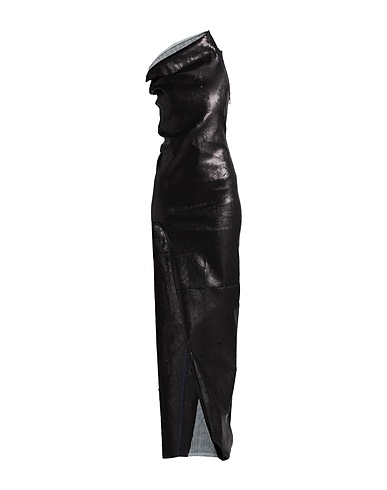 RICK OWENS デニムドレス ブラック コットン 91% / エラストマルチエステル 6% / ゴム 3%