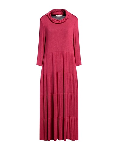 LOLA SANDRO FERRONE Vestito lungo Fucsia 73% Poliestere, 22% Viscosa, 5% Elastan