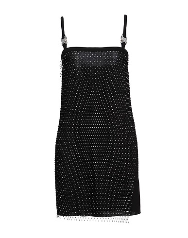 1017 ALYX 9SM Sheath dress Black 100% Polyester, Crystal, Plastic