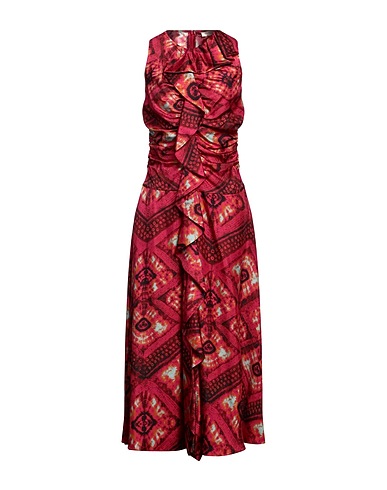 ULLA JOHNSON Long dress Fuchsia 100% Silk