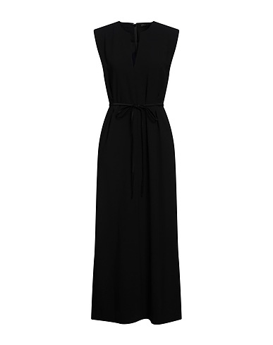 RAG & BONE Long dress Black 82% Triacetate, 18% Polyester