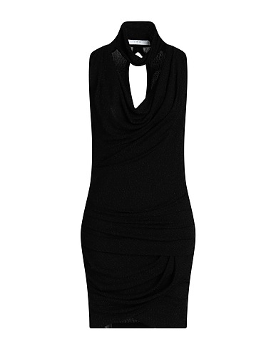 IRO Sheath dress Black 85% Polyamide, 10% Metallic fiber, 5% Elastane