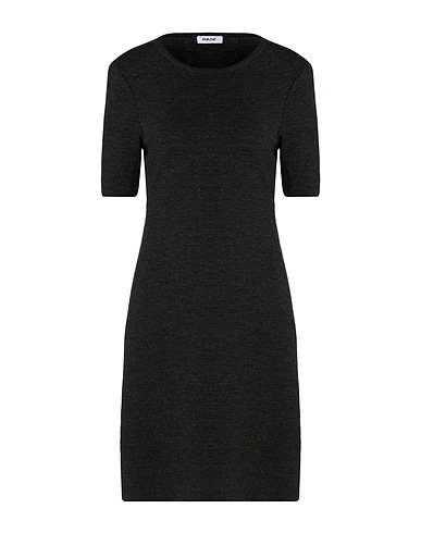 BASE MILANO DRESSES Charcoal 95% Wool, 5% Polyester