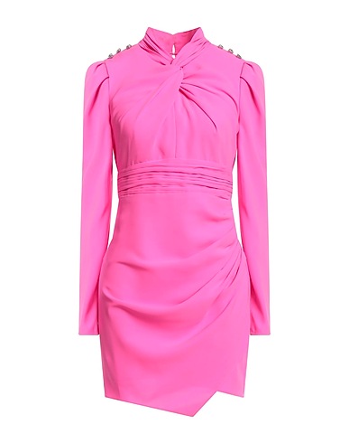 SELF-PORTRAIT Short dress Fuchsia 100% Polyester