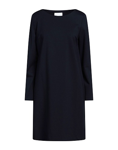 THE ABITO Milano Short dress Midnight blue 65% Viscose, 32% Polyamide, 3% Elastane