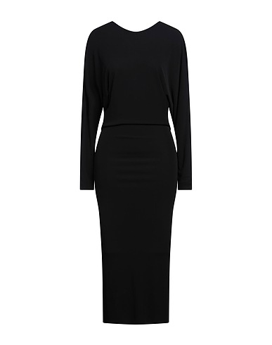 KHAITE Long dress Black 100% Viscose